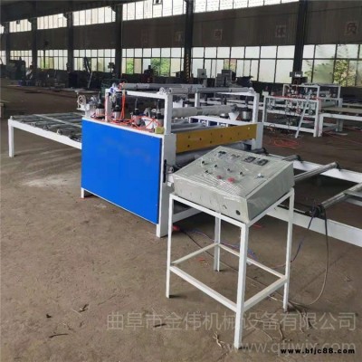 廠家直銷全自動刨花板貼面機 高分子pvc膜貼面機 自動上膠大板貼面機