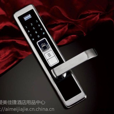 好用的指紋密碼鎖能上門安裝智能電子鎖刷卡配用機械鑰匙當天服務