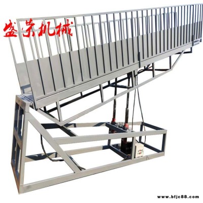 卸豬臺 固定式裝豬臺 移動式裝豬臺 盛榮SJG3-3 特殊尺寸來電定做  油電混動裝豬升降臺 選配稱重系統