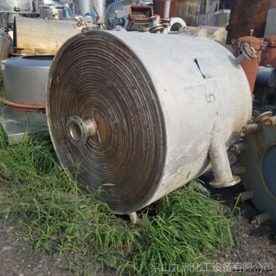 二手不銹鋼冷凝器   160平方鈦材冷凝器   200平方螺旋板換熱器 九洲公司出售