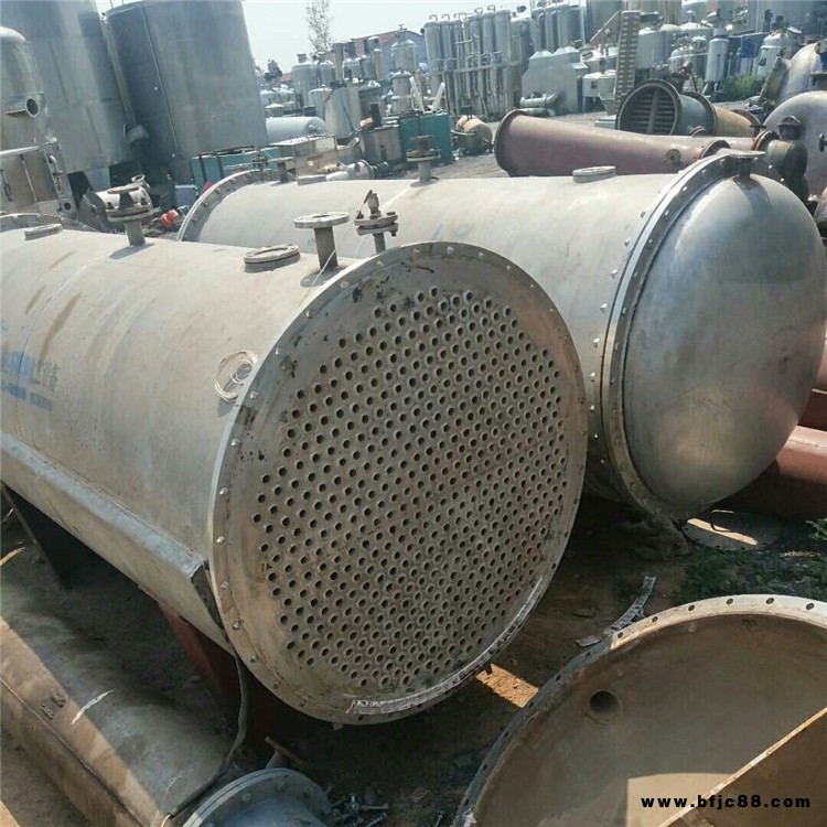 宏益 二手不銹鋼列管冷凝器 內循環式換熱器 鈦材冷凝設備
