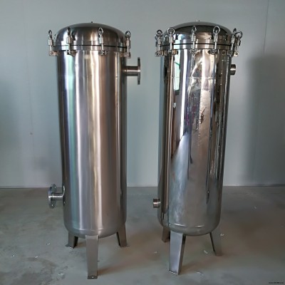 304不銹鋼過(guò)濾器 油漆油墨水紙漿廢水過(guò)濾 大流量水處理袋式過(guò)濾器