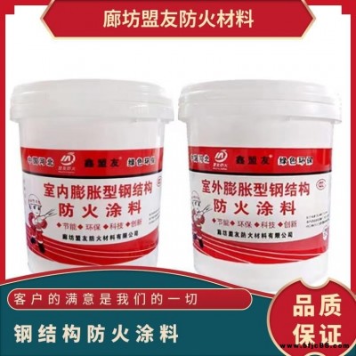 盟友鋼結(jié)構(gòu)防火涂料防水膨脹型阻燃噴涂油漆國(guó)標(biāo)水性油性防水室內(nèi)室外粘接力強(qiáng)檢測(cè)報(bào)告3c齊全