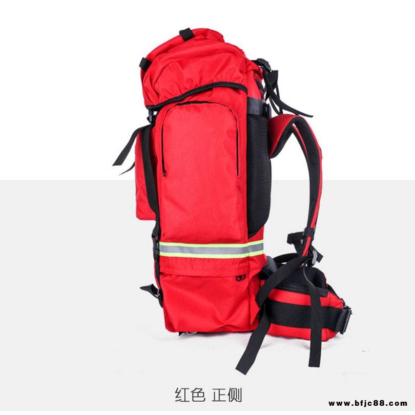 悅乾疾控用防水登山包 應急紅色雙肩背包防水減負
