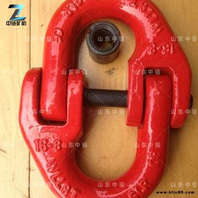 起重鏈條連接器 蝴蝶扣3.15T 雙環扣2T膜式翻身吊鉤 G80連接扣