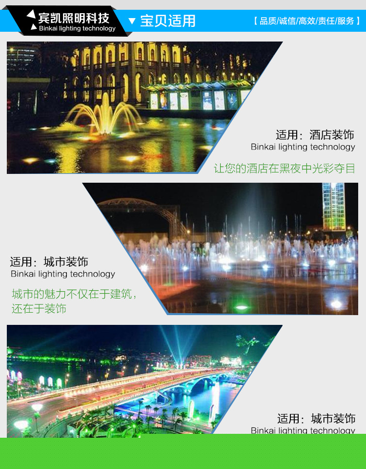 LED不銹鋼水底燈戶外景觀LED水底燈公園廣場水池水底燈示例圖12