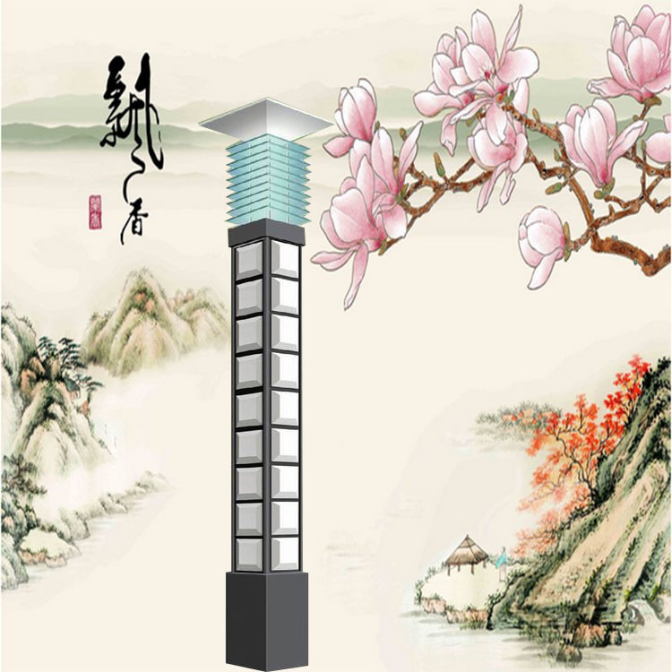 方形景觀燈公園廣場路燈LED庭院燈高桿燈中桿燈草坪燈戶外燈具示例圖123