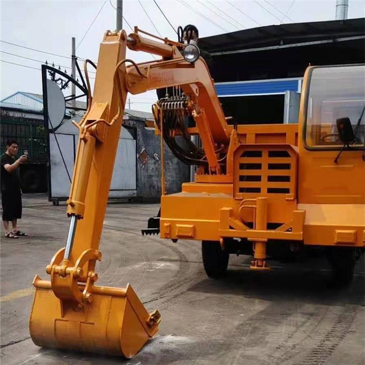 輪式隨車挖 12噸輪式隨車挖 翔云 四不像挖掘裝載機(jī) 多規(guī)格