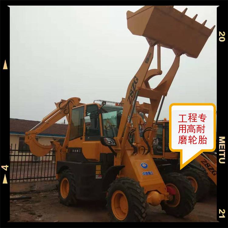 挖掘裝載機(jī) 帶A型支腿 挖機(jī)鏟車(chē)兩頭忙 龍巖