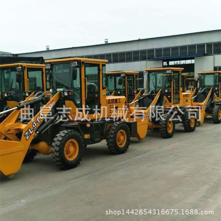ZL910型工程裝載機 全新一噸單缸農用小鏟車 養殖專用抓草機志成示例圖6