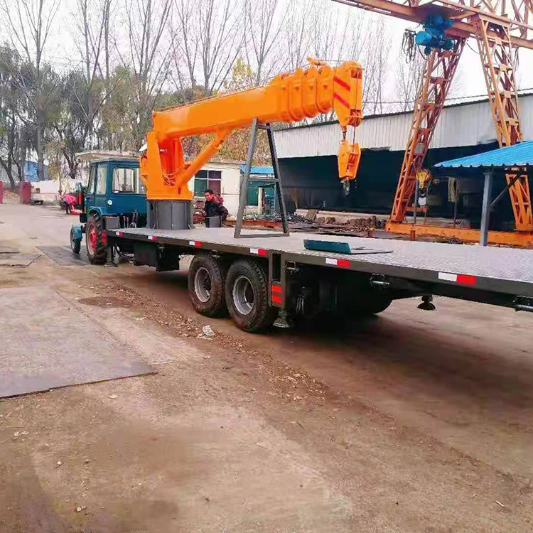 四輪拖拉機吊車小型8噸 平板拖拉機自卸隨車吊 翔云 拖拉機隨車起重機 三包服務