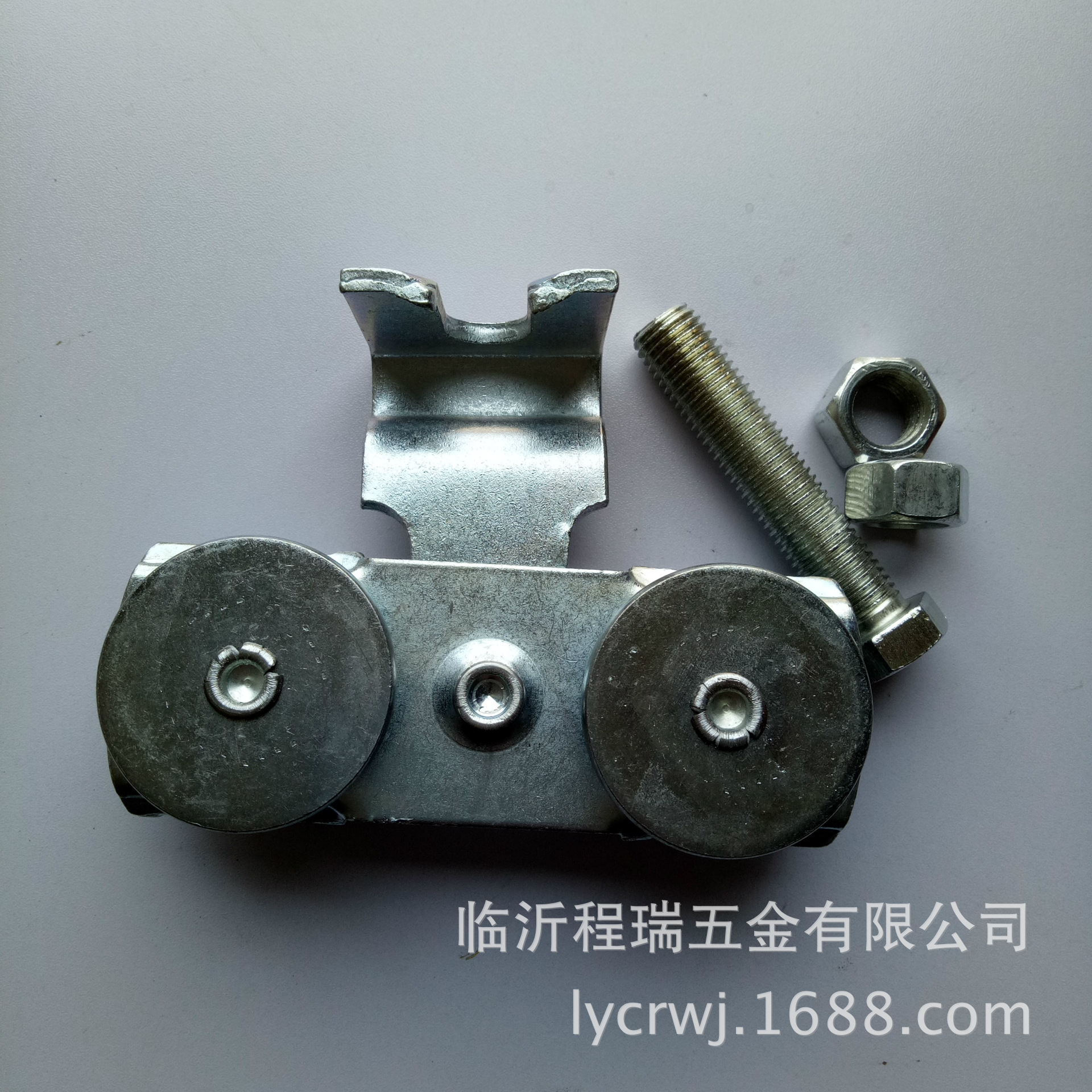 專業(yè)生產(chǎn) 450掛鉤吊輪 折疊門木移門推拉門靜音五金吊軌吊輪示例圖4