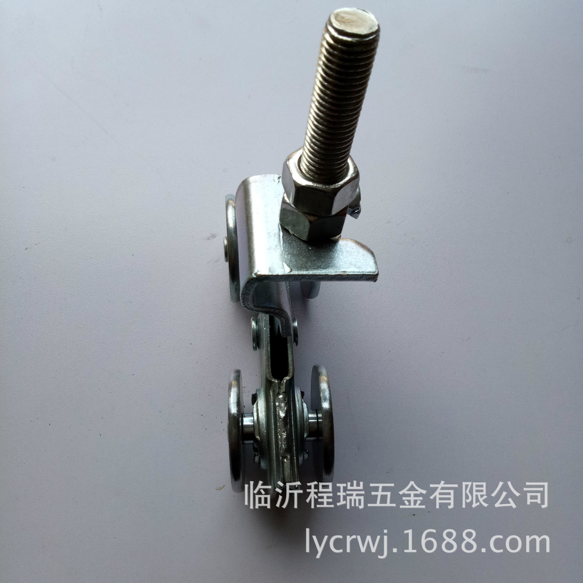 專業(yè)生產(chǎn) 450掛鉤吊輪 折疊門木移門推拉門靜音五金吊軌吊輪示例圖8