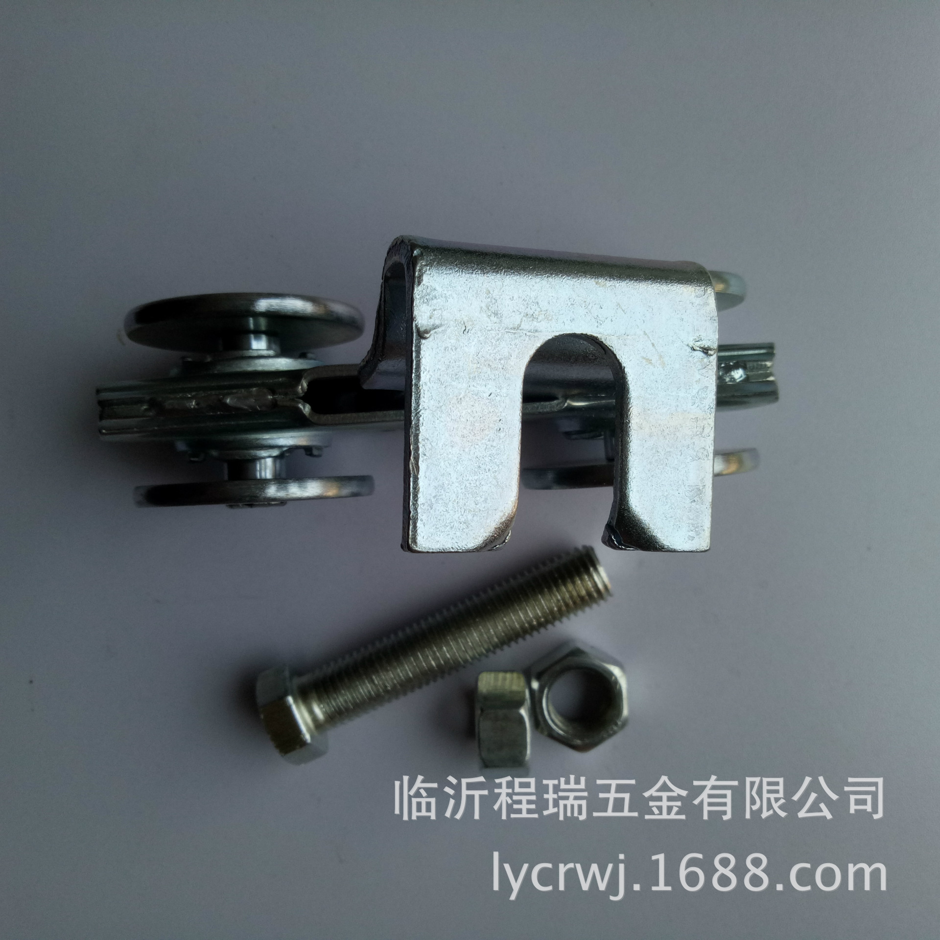 專業(yè)生產(chǎn) 450掛鉤吊輪 折疊門木移門推拉門靜音五金吊軌吊輪示例圖6