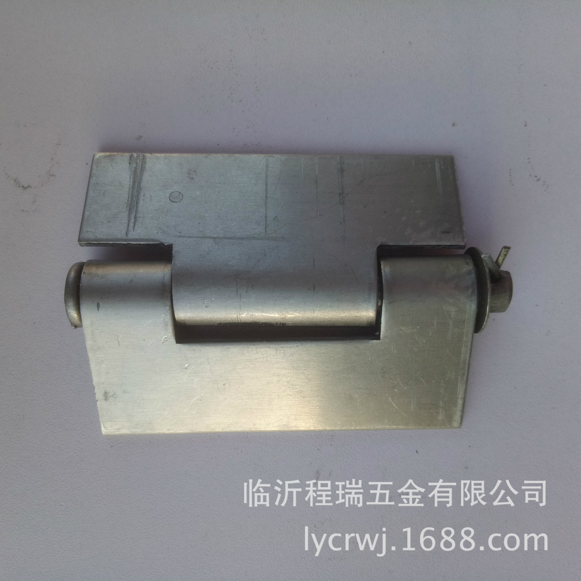 熱銷 80大三節(jié) 加寬焊接合頁 無孔耐用長排合頁 大型車廂門鉸鏈?zhǔn)纠龍D4