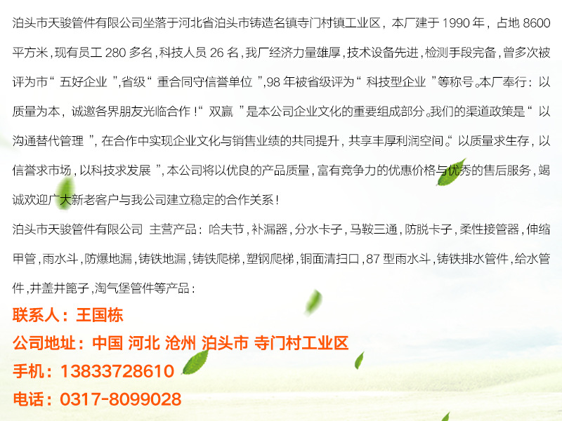 廠家直銷 球墨鑄鐵管用分水卡子 兩合分水卡子 絲扣分水卡子示例圖11