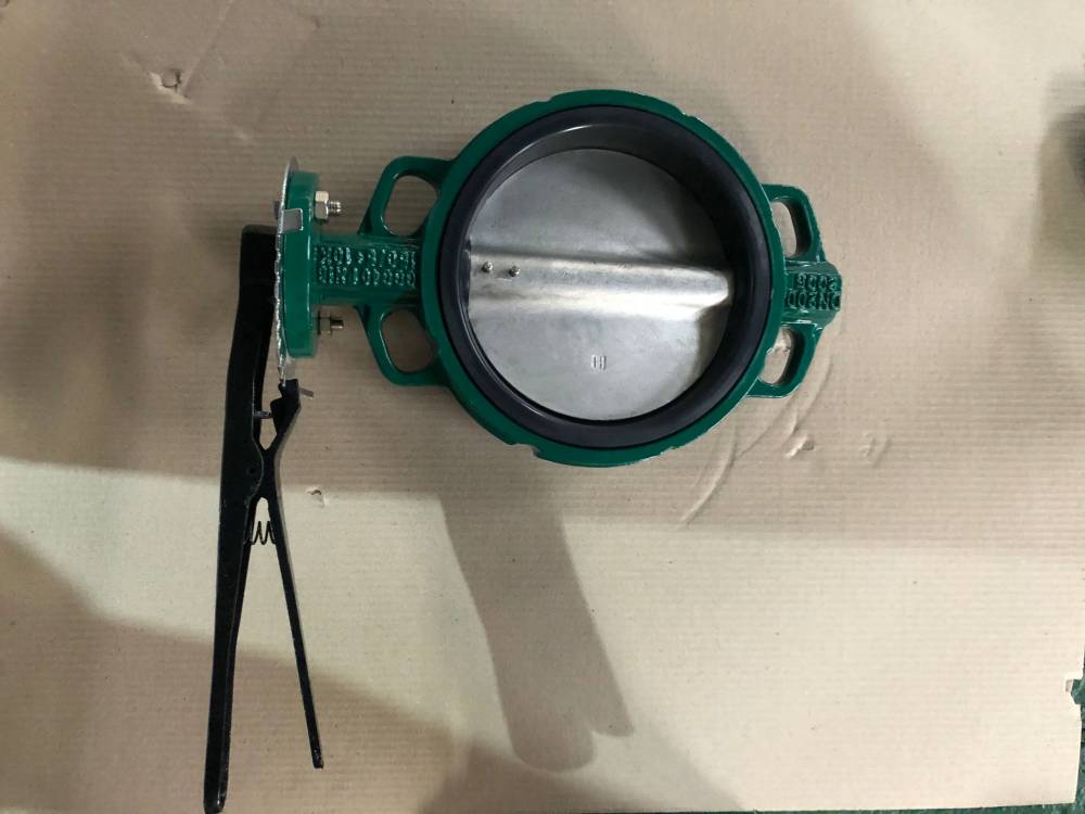手柄蝶閥 D7A1X-10/16Q法蘭手柄蝶閥圖片