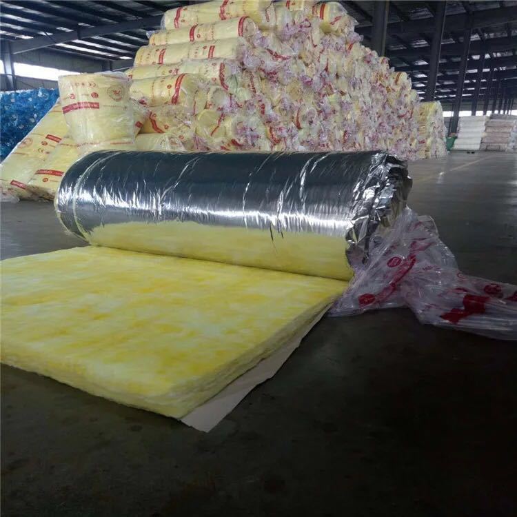 廠家供應(yīng)玻璃密卷氈環(huán)保/隔熱/防火隔音保溫棉氈玻璃纖維棉貼鋁箔示例圖11