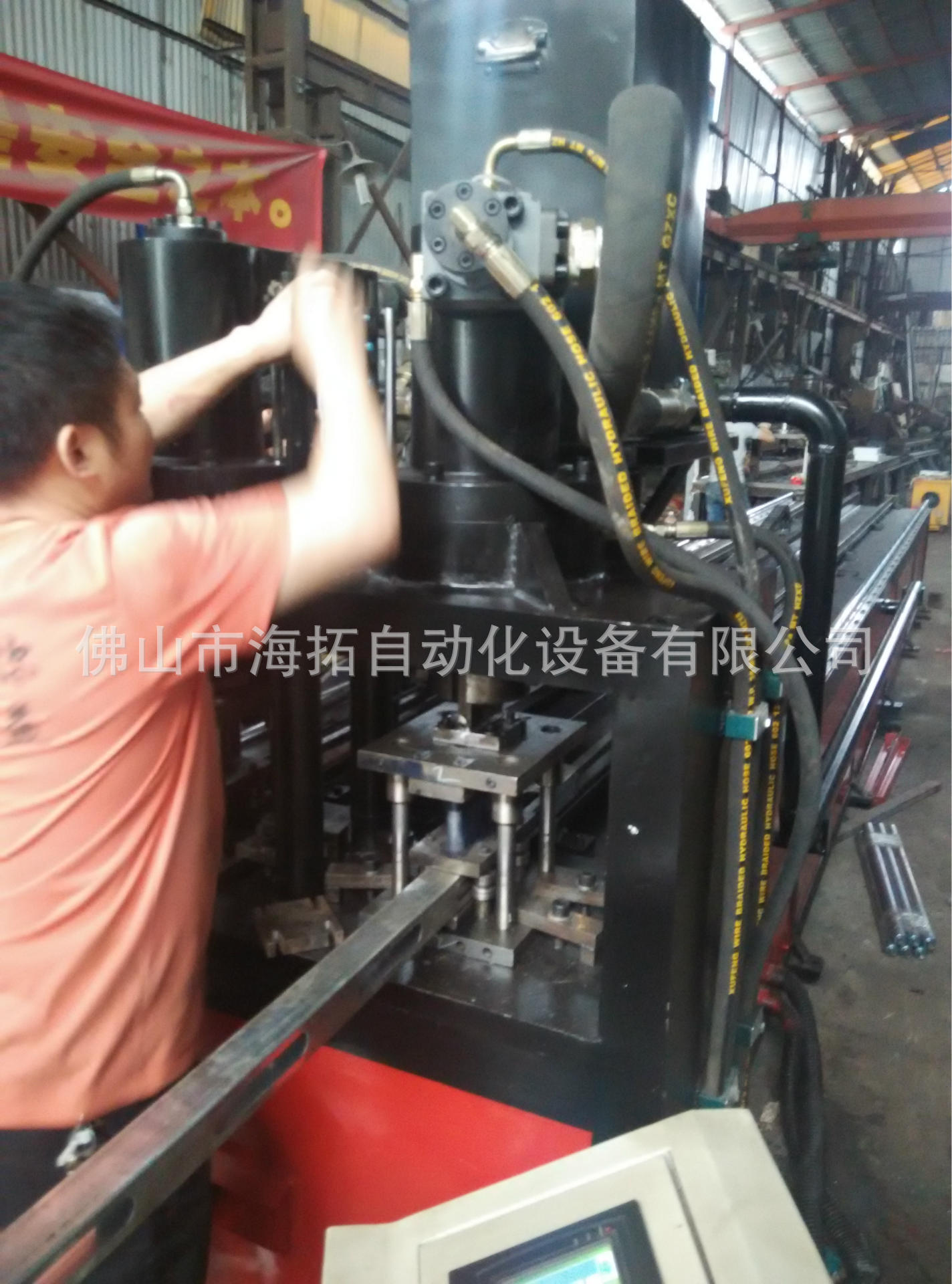 資陽機床廠大型數控自動鋼木龍骨沖孔機 自動機高精度數控示例圖1