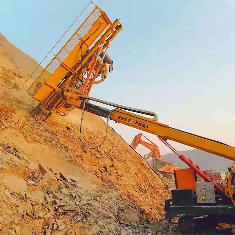 山體骨架護坡錨固鉆機 新款小型履帶液壓旋挖鉆機 翔云 建筑工程護坡鉆機 歡迎選購