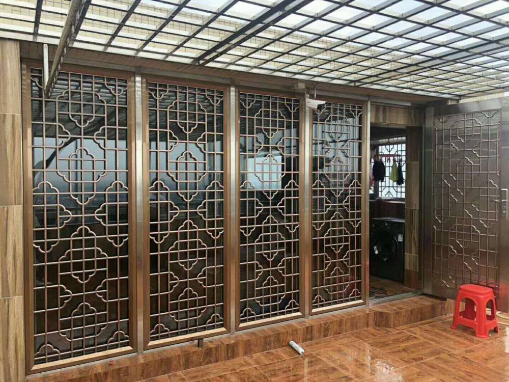 白城 大型不銹鋼屏風隔斷 不銹鋼酒柜圖片大全 不銹鋼屏風隔斷