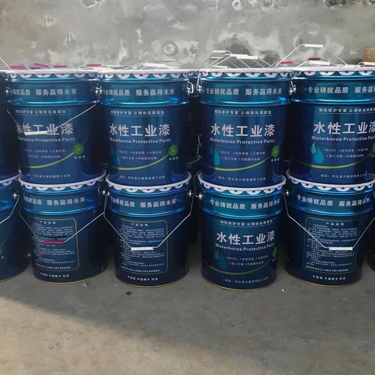 啞光藍色水漆 躍錦 防銹漆 水性翻新漆 彩鋼翻新施工示例圖15