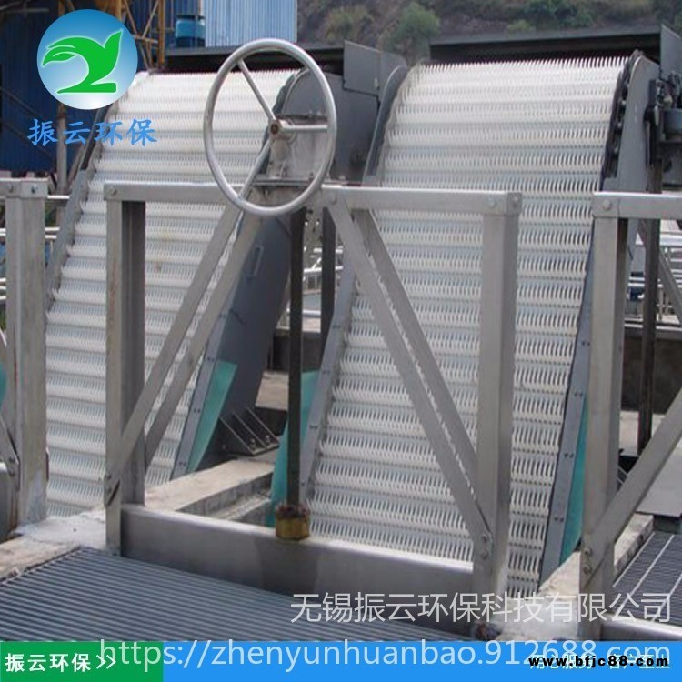 HF型回轉(zhuǎn)式細格柵  回轉(zhuǎn)式固液分離機 梨形耙齒格柵 機械格柵 振云環(huán)保 性價比高