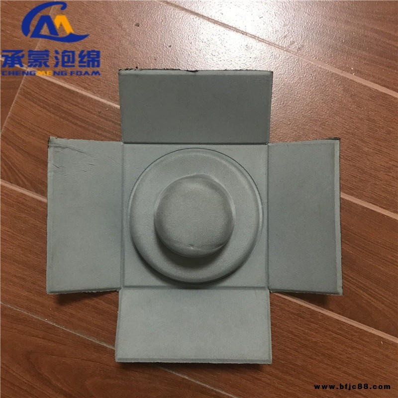 承蒙廠家供應 海綿復布熱壓成型 eva泡綿復布雙層模壓護墊 復合面料eva紅酒包裝盒