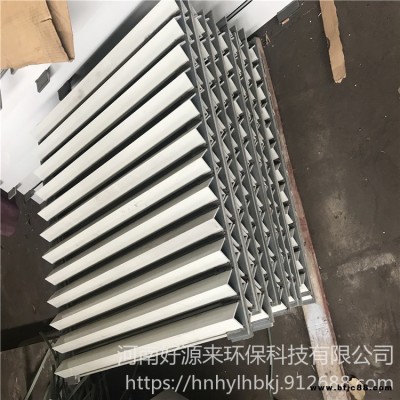 源頭廠家 供應山東 絮凝池格柵填料 人字格柵沉淀填料 網狀格柵填料