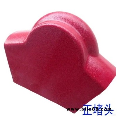 廣東廠家供應樹脂瓦正脊瓦封頭 樹脂瓦配件屋頂封邊瓦