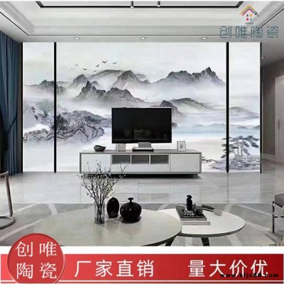 淄博定制客廳瓷磚背景墻 瓷磚沙發(fā)墻 瓷磚藝術(shù)背景墻廠家供應(yīng)