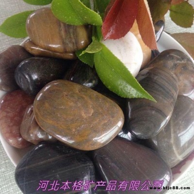雨花石價格  拋光五彩雨花石 七彩鵝卵石 景觀裝飾石 高亮度雨花石 河砂石