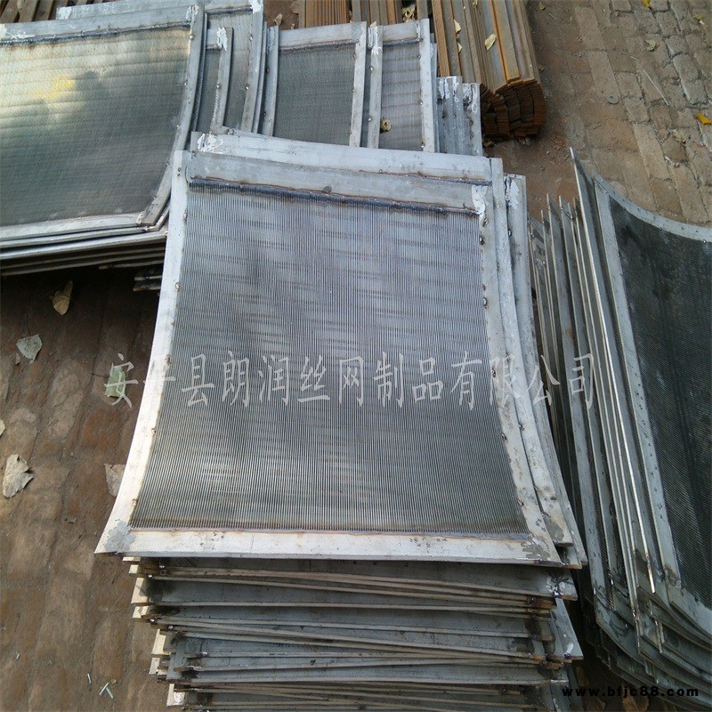 砂石廠不銹鋼篩片 條縫篩片 梯形絲焊接條縫篩網 脫水弧形篩