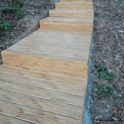廣西防腐木地板批發(fā)廠家 藝高景觀鋪板水泥制品價格 公園棧道河堤