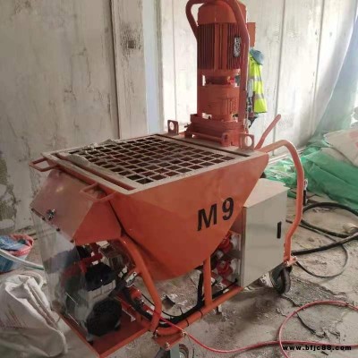 德式全自動石膏噴涂機室內外墻面粉刷石膏噴漿機底層粉刷抹灰機