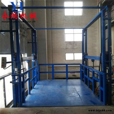 全國定制工廠用貨梯  倉庫樓層間運貨升降機  貨物裝卸設備 四柱升降貨梯