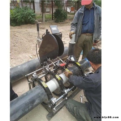 160螺桿雙柱200單柱 手動對焊機 全自動250熱熔機 液壓熱熔對焊機 山東創銘