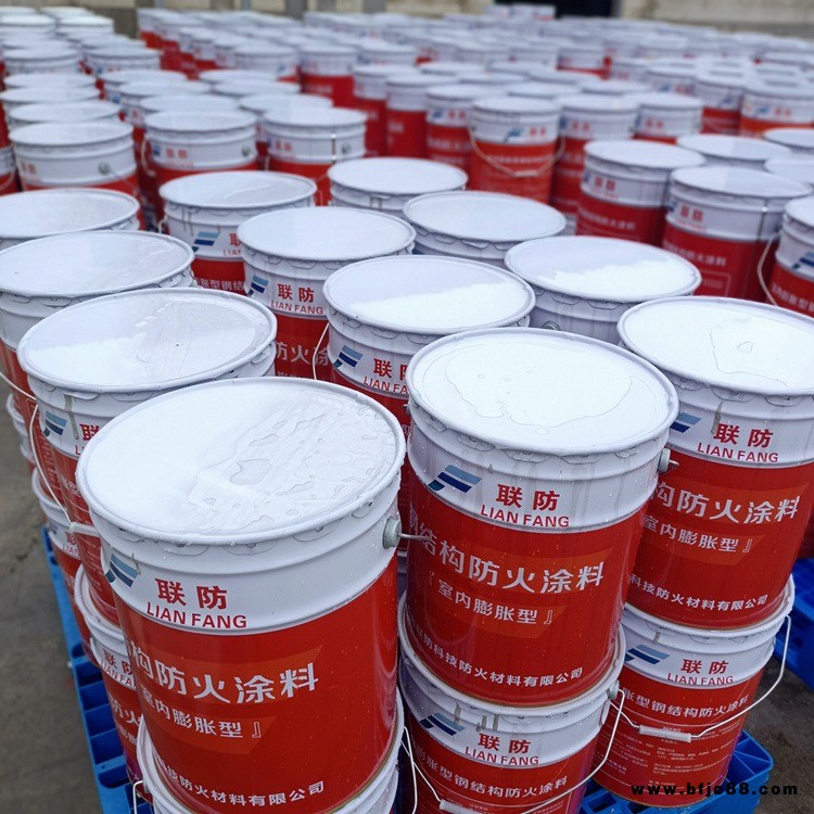 超薄型鋼結構防火涂料  聯防鋼結構防火涂料 鋼結構防火涂料耐燃時間