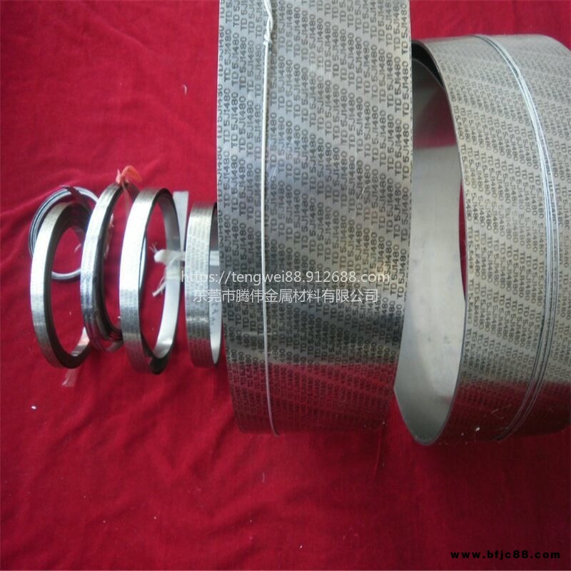 熱雙金屬0.15mm0.2mm0.3mm5J1480溫度感應(yīng)FPA223-80記憶變形鋼帶