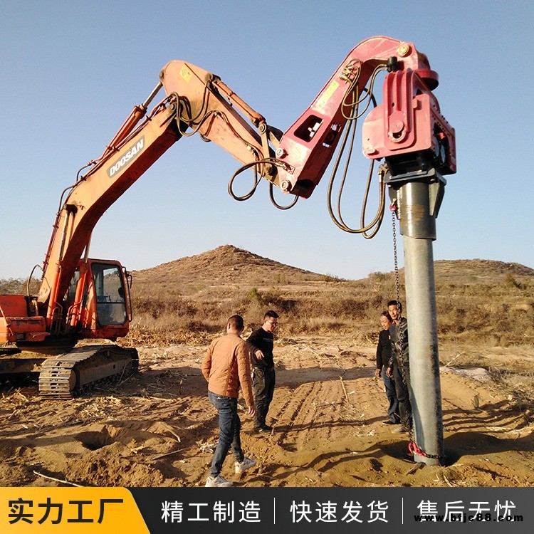 打鋼板樁機 液壓打樁錘 鋼板打樁機