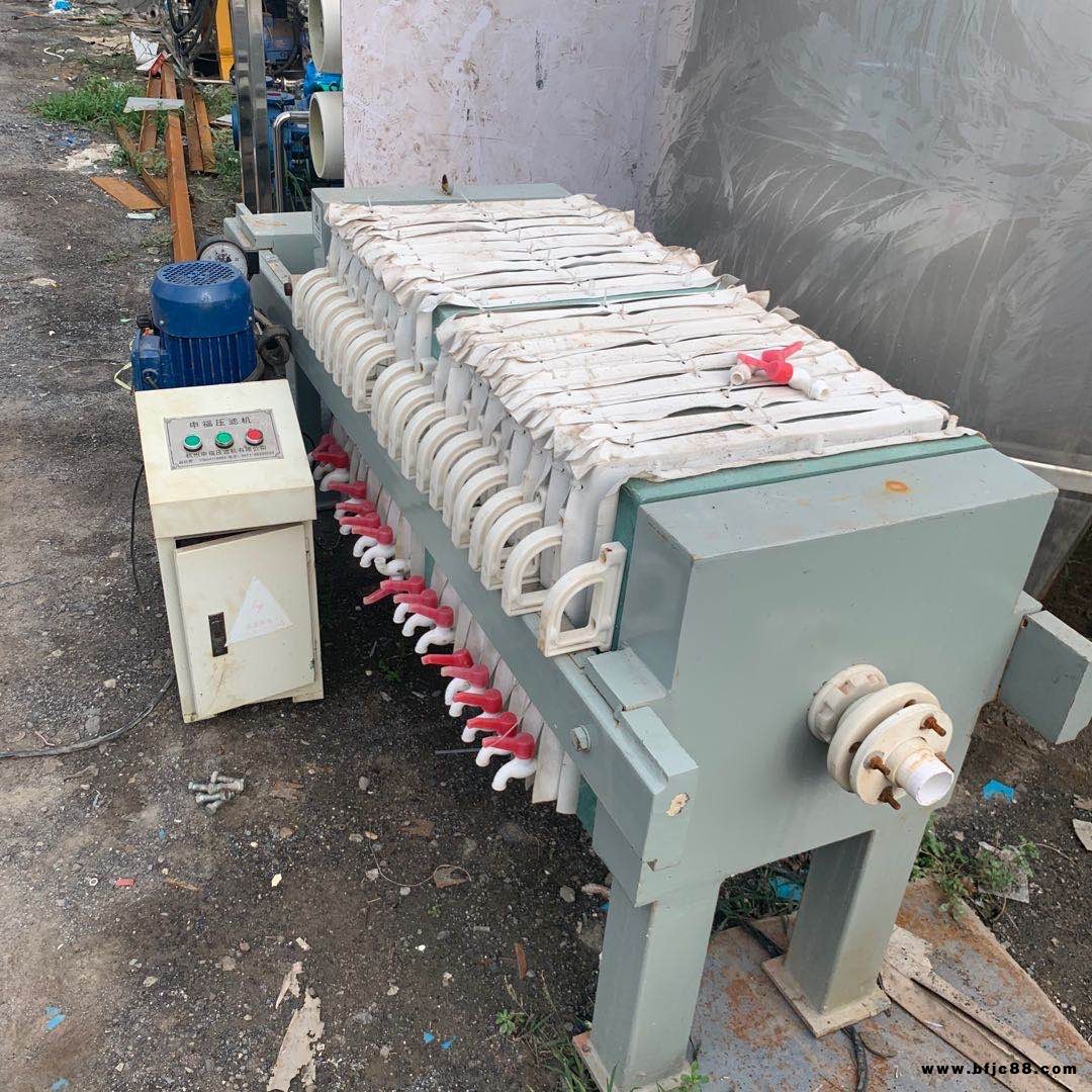 出售精品二手 全自動板框壓濾機 自動拉板壓濾機  率脫水壓濾機 耐高溫聚丙烯板框壓濾機 全國供應