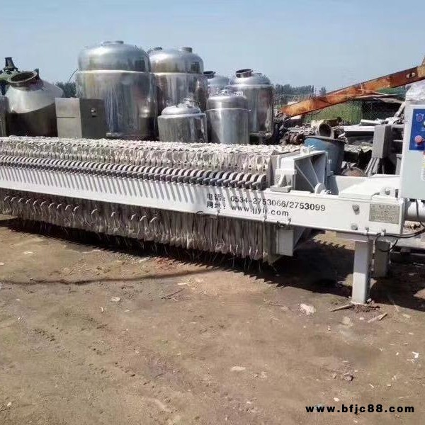 長期全國購銷二手廂式自動拉板壓濾機 二手自動拉板隔膜壓濾機 型號齊全 梁山益友二手設備