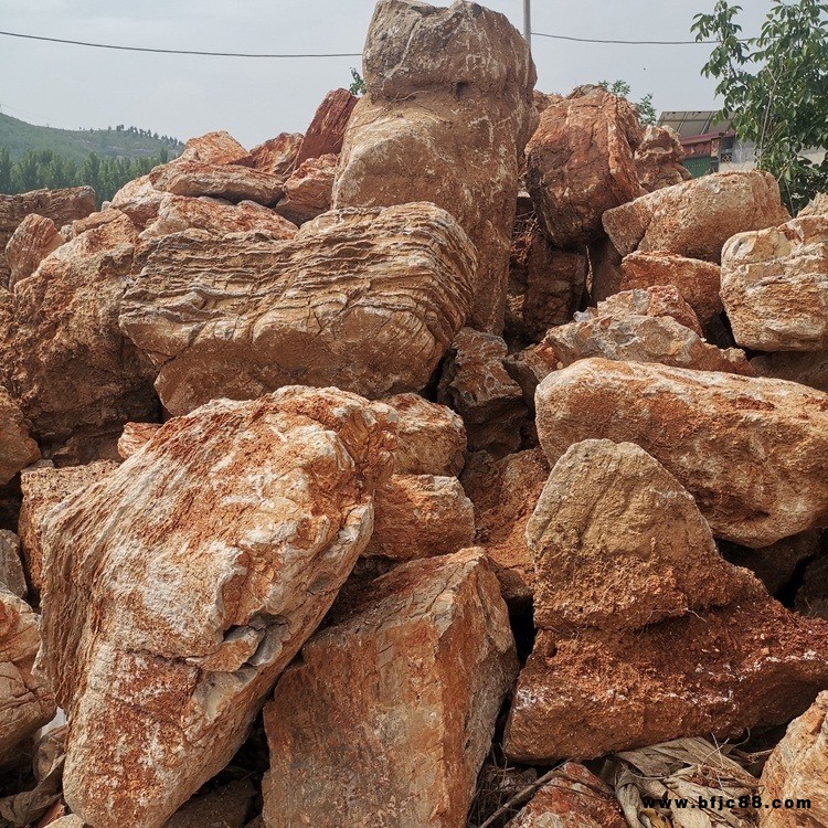 供應天然千層石 制作假山用石料 景區擺放風景石 廠家批發