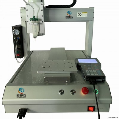 全自動針筒頭膠機(jī) 廣東深圳恒邦欣墨水針筒點(diǎn)膠機(jī) UV膠自動點(diǎn)膠機(jī)