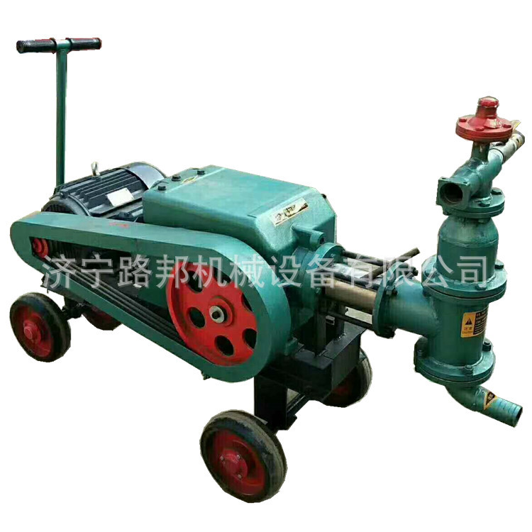 雙缸活塞式注漿泵 水泥漿輸送泵 灰漿噴漿機(jī)生產(chǎn)廠家示例圖8