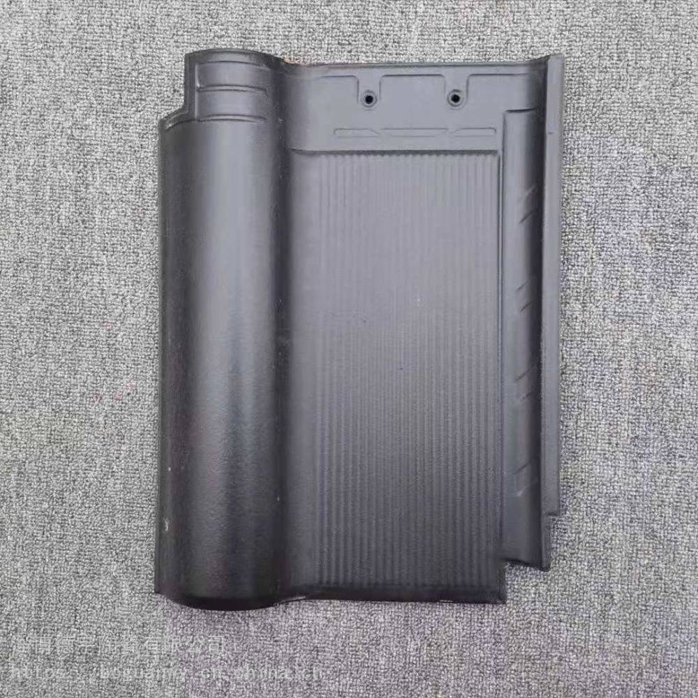 景德鎮陶瓷廠家直銷 31*31S瓦 陶瓷直角琉璃瓦瓦 高強度抗凍融耐久性強