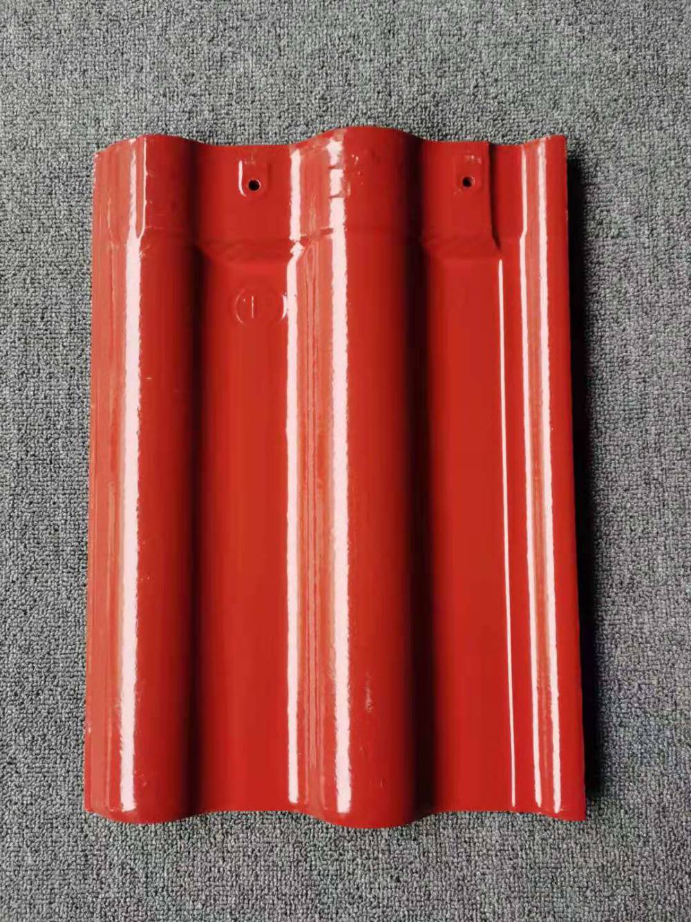 淄博德宇陶瓷31*31陶瓷S瓦大紅瓦防水美觀不褪色