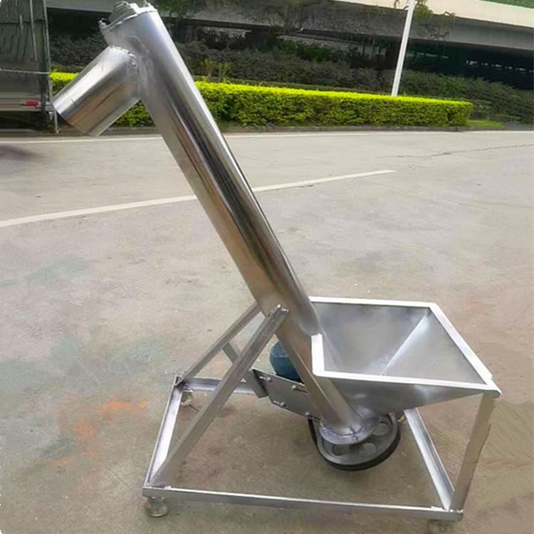 廠家定制不銹鋼斗式上料機(jī) 工業(yè)食品螺旋提升機(jī)示例圖17