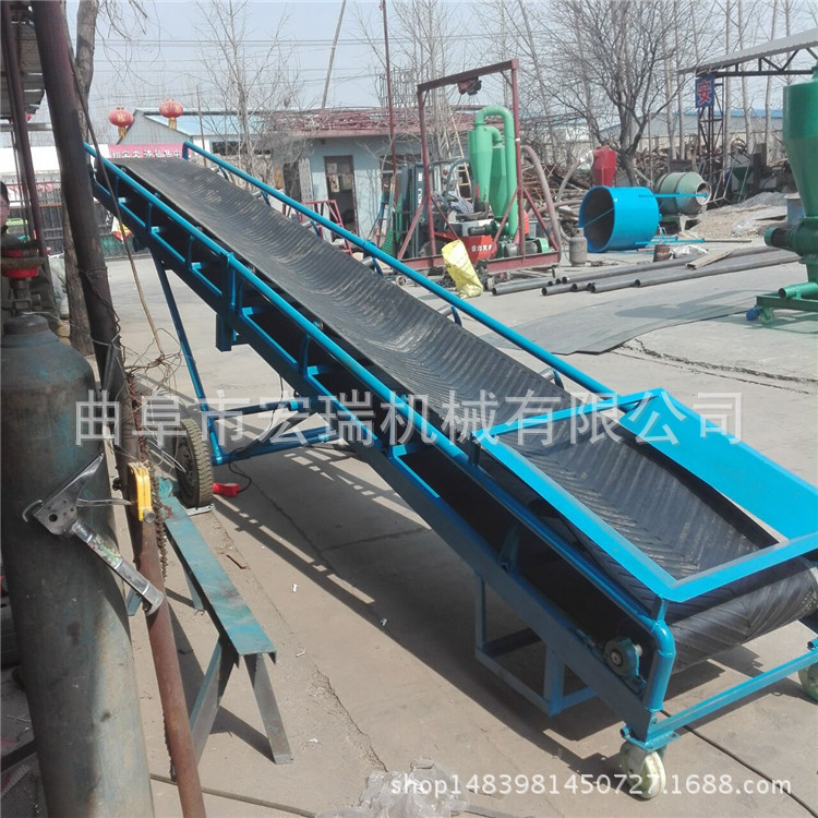 大型砂石裝車皮帶輸送機(jī)價格小型輸送機(jī)實惠 洛陽煤炭輸送機(jī)示例圖2