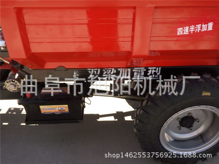 廠家直銷燃油式工程三輪車 建筑砂石水泥自卸車 2T家用柴油運輸車示例圖10